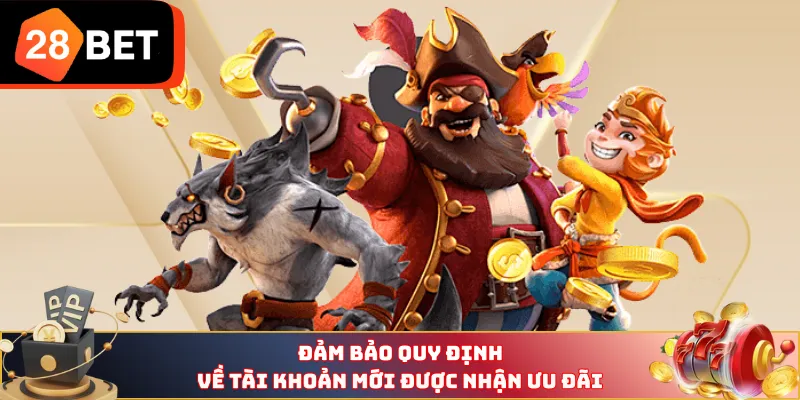 Đảm bảo quy định về tài khoản mới được nhận ưu đũa