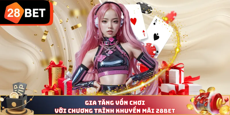 Gia tăng vốn chơi với chương trình khuyến mãi 28BET
