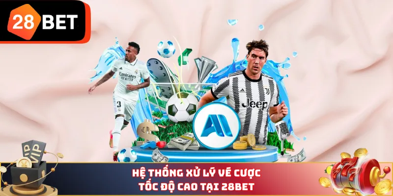 Hệ thống xử lý vé cược tốc độ cao tại 28BET