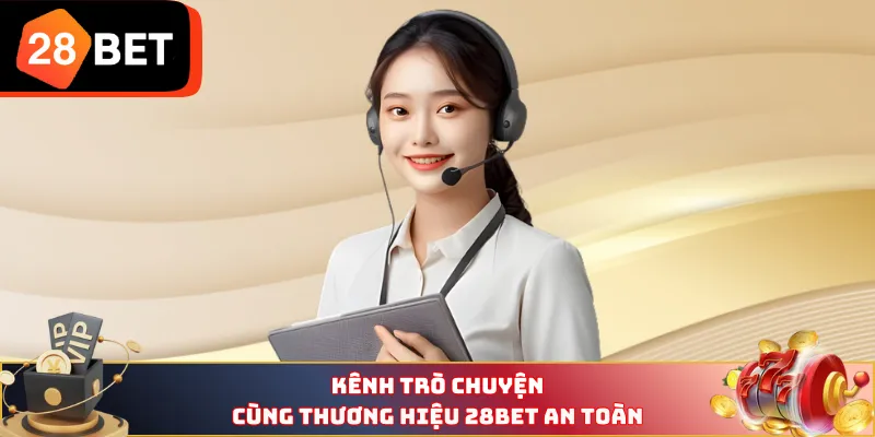 Kênh trò chuyện cùng thương hiệu 28BET an toàn