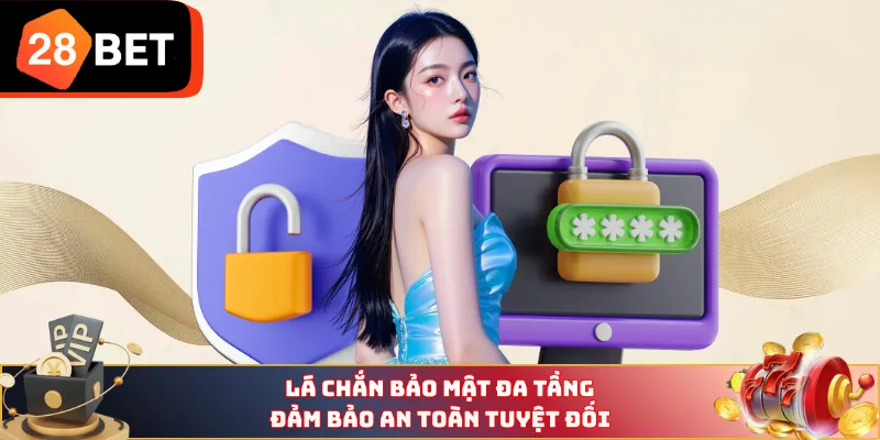 Lá chắn bảo mật đa tầng đảm bảo an toàn tuyệt đối 