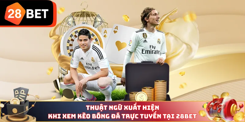 Thuật ngữ xuất hiện khi xem kèo bóng đá trực tuyến tại 28BET